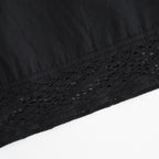 80s COTTON VOILE LACEUNDER PANTS #9900 BLACK [NSL26094]