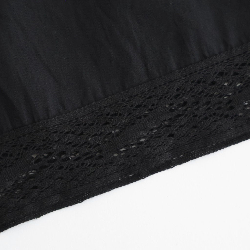 80s COTTON VOILE LACEUNDER PANTS #9900 BLACK [NSL26094]