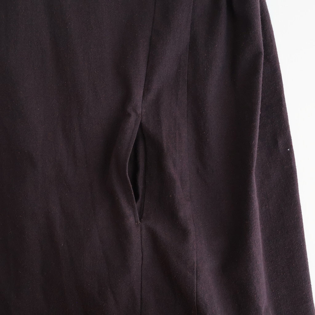 冬の肖像 Rectangle dress #bordeaux [TLF-126-op008-cst]