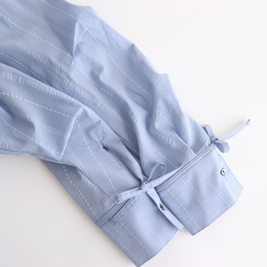 white waffle shirt #blue [1556-001]