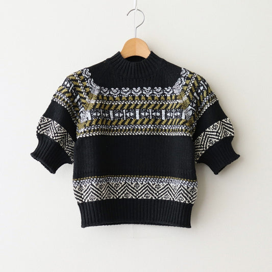 family traditions knit tops #Black [251804]