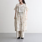 必然の輪郭：フレアスリーブワンピース #multicolor [13261-02411]