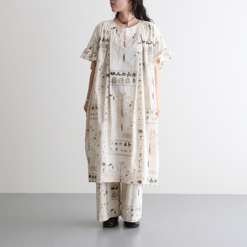 必然の輪郭：フレアスリーブワンピース #multicolor [13261-02411]