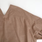 コットンキュプラリネン ガウンOP #021 モカ [TS260OP069]