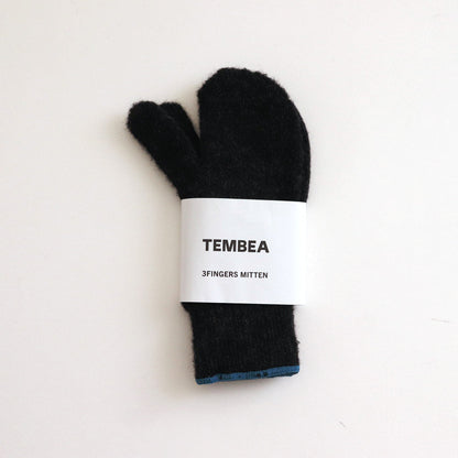 3FINGERS MITTEN #CHARCOAL/RAIN BLUE [TMB-GNT3]