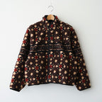 Station floor pattern blouson #Brown [262809]