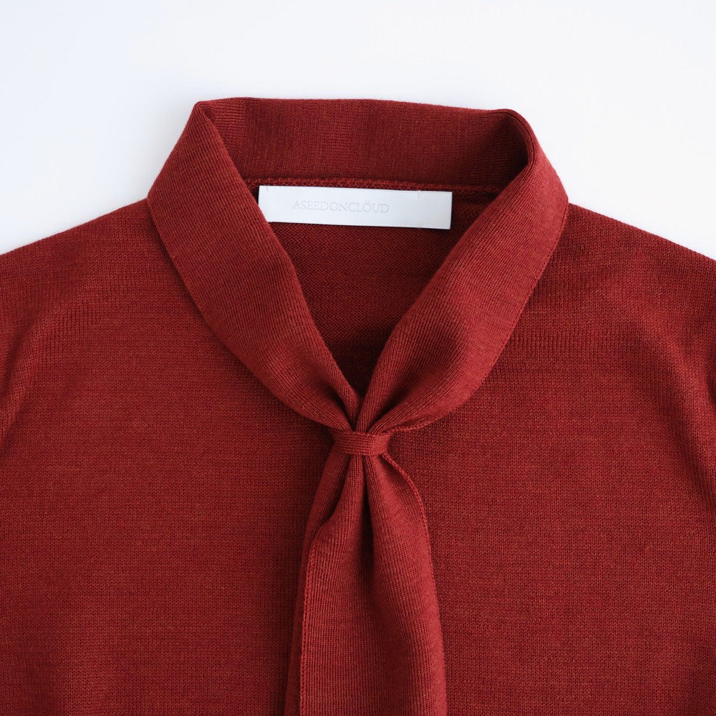 Okunensha scarf Knit #Red [262805]
