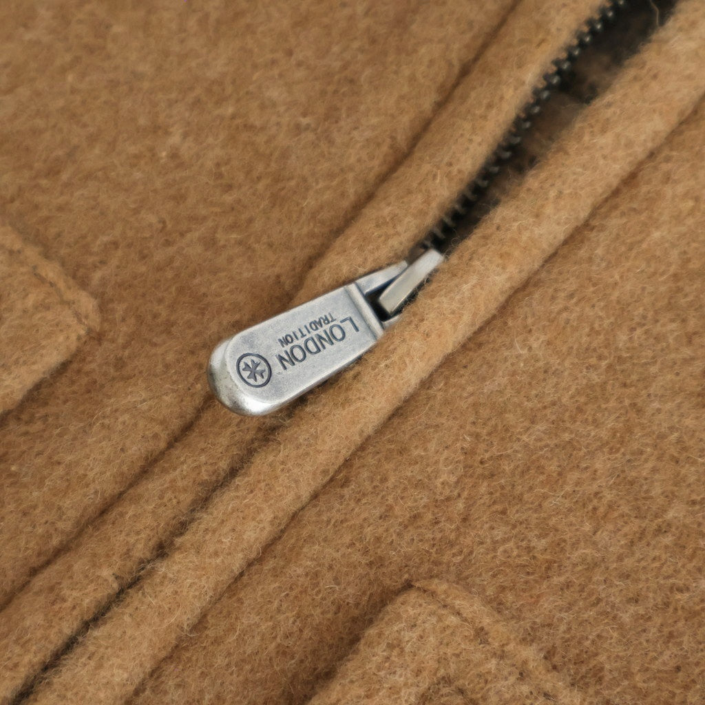【 LONDON TRADITION × UNFIL 】wool blend double face zip-up vest #camel [WVFL-UW133]