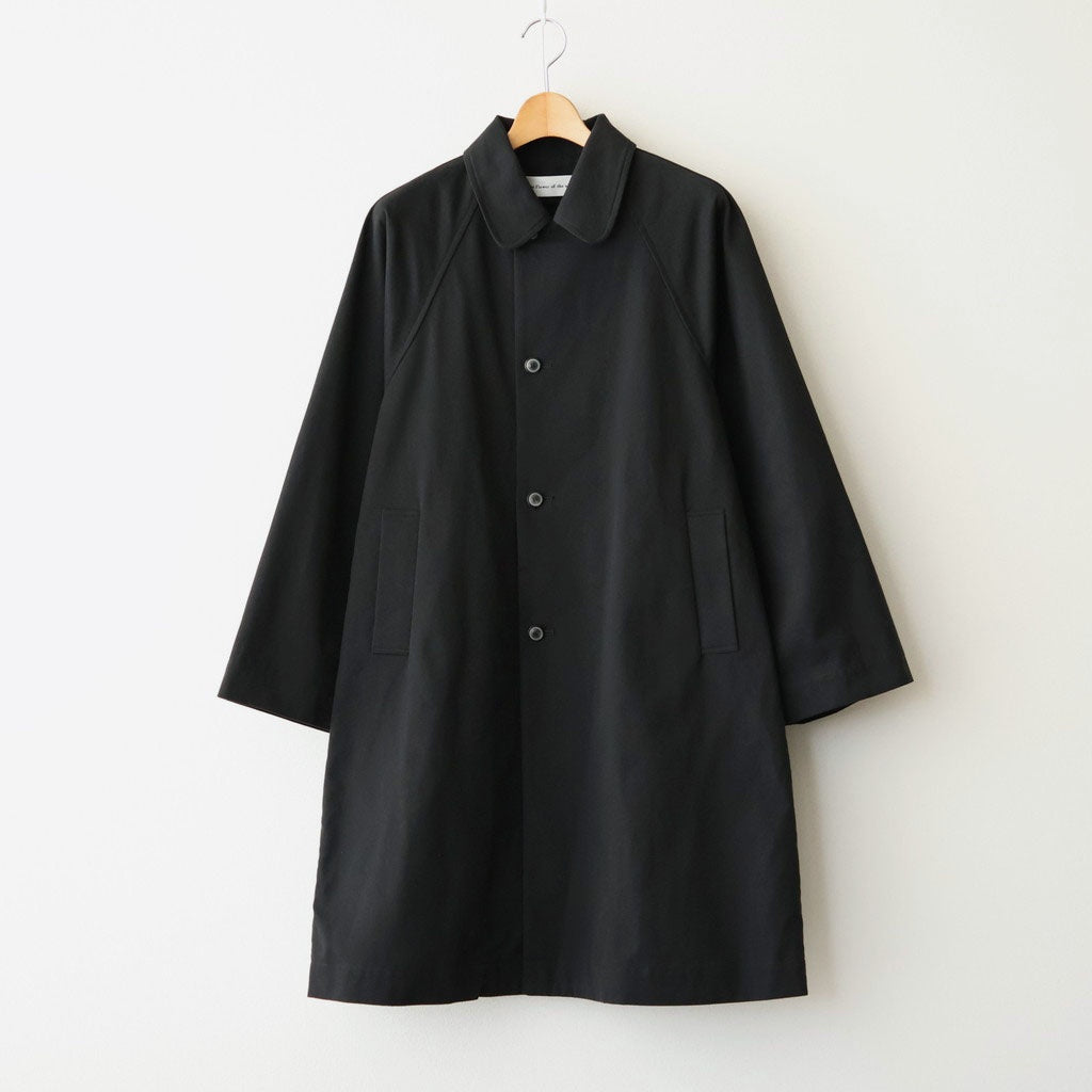 影の涙 Balmacaan coat #Black [26F-CO071-AC]
