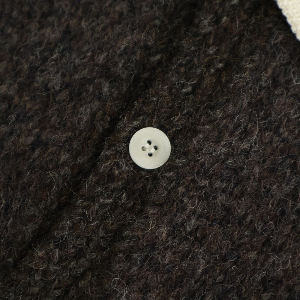 Blushed rugger knit #Dark brown [252803]