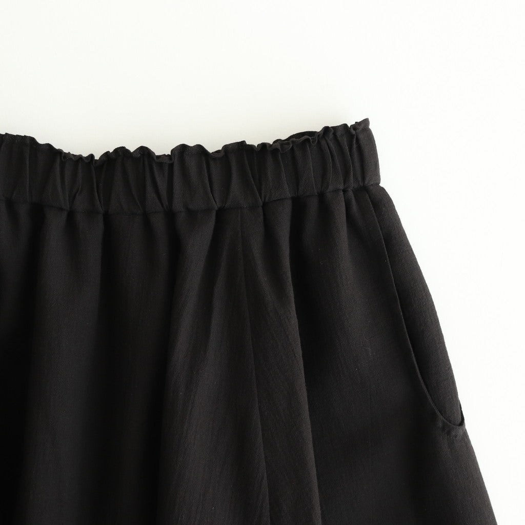 半透明の沈黙 Circular skirt #Black [TLF-225-sk005-cdv]