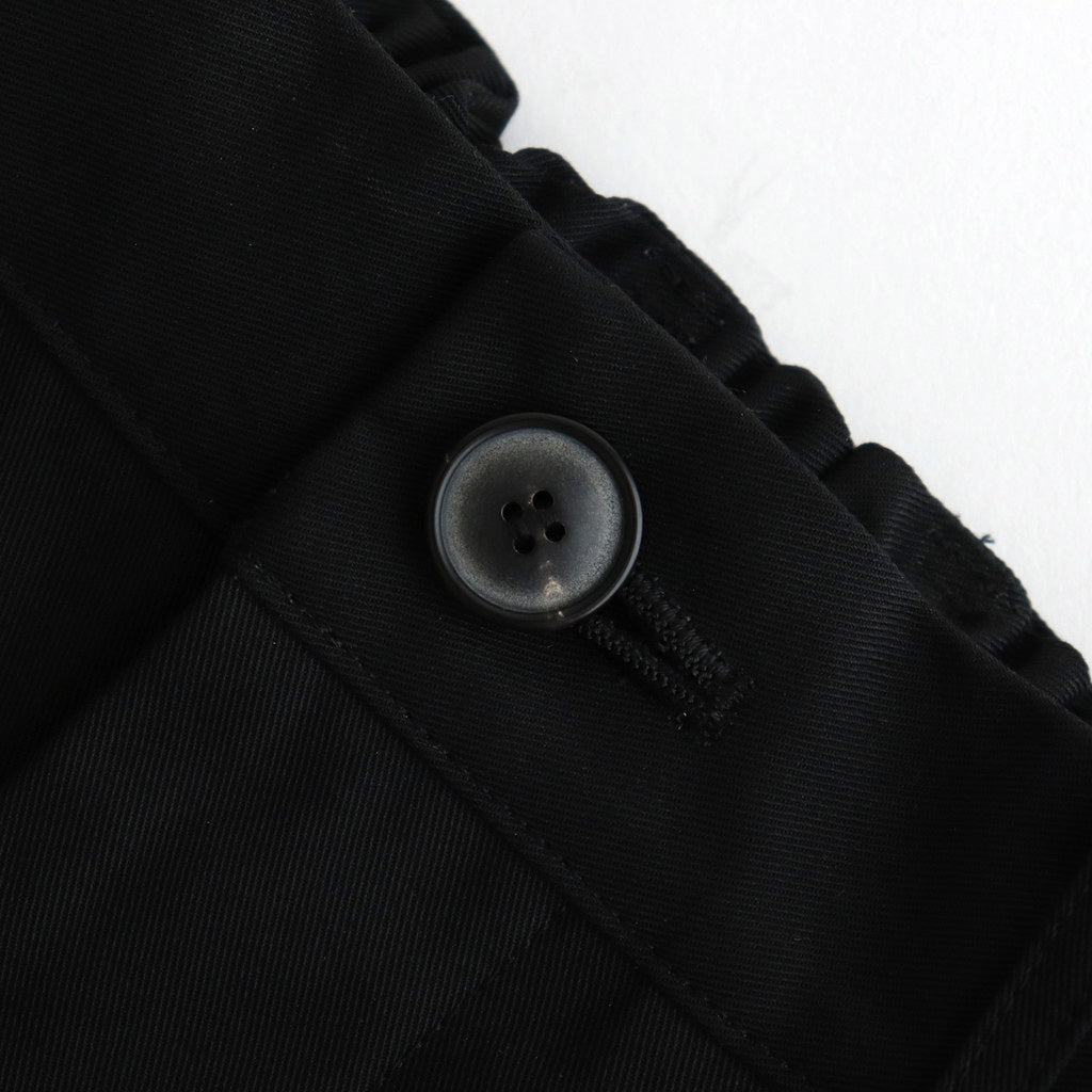 飾る春 Wide tapered trousers #Black [TLF-225-pa002-Reht]