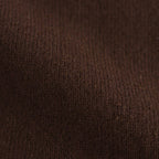 brushed silk cotton wide straight pants #dark brown [WVFL-UW103]