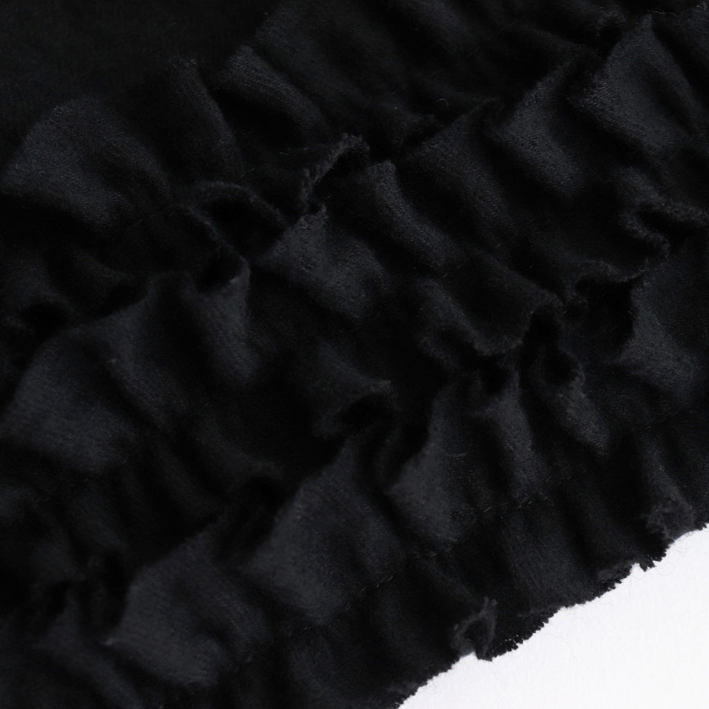 FRILL DECORATION PANTS #Black × Black [no.7132]