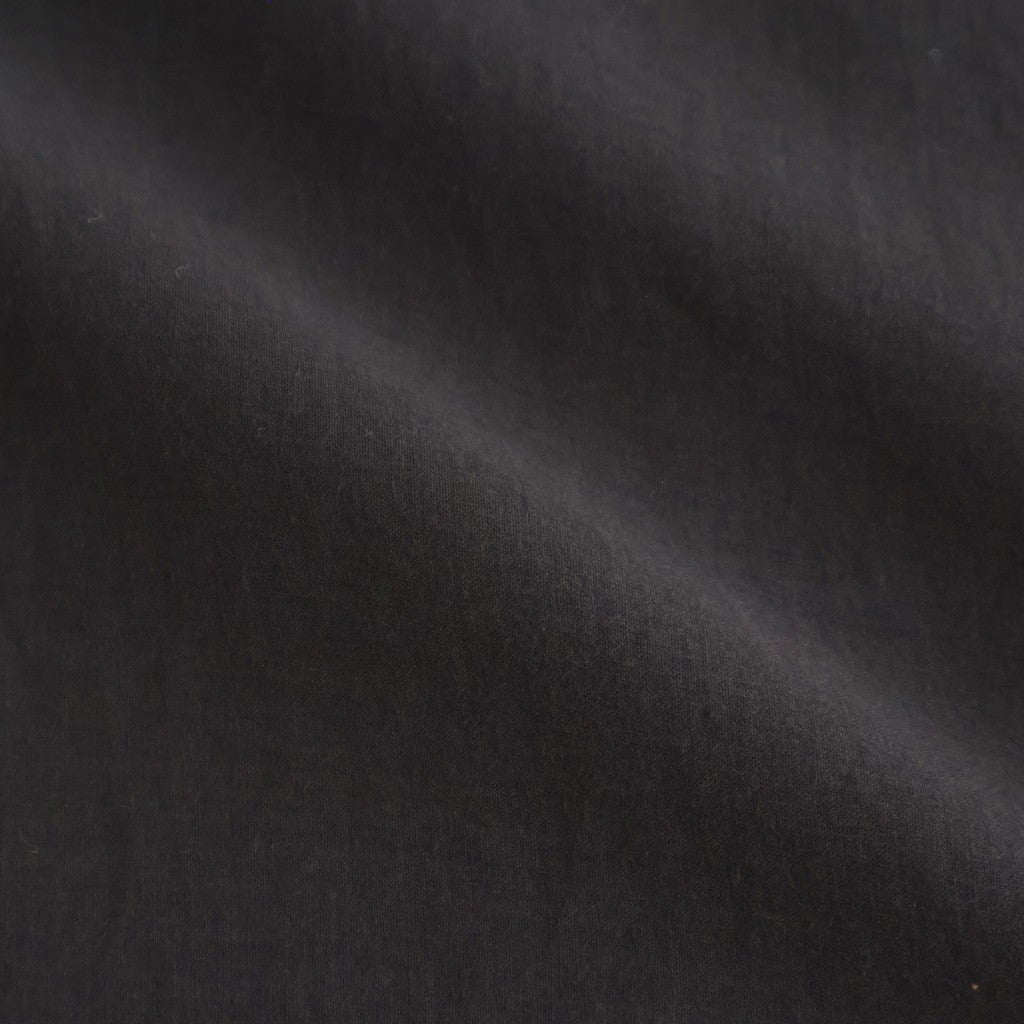 80s VOILE PLAIN WITH CUT WORK LACE CREW NECK PULLOVER DRESS #9900 BLACK [INSL26343]