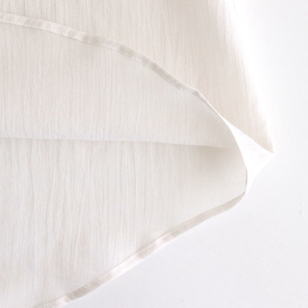 半透明の沈黙 Flare blouse #Off White [TLF-225-sh009-cdv]