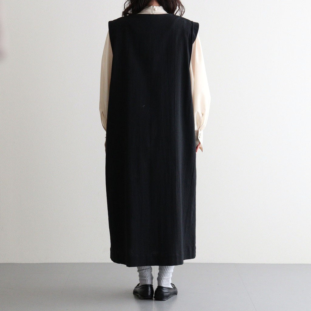 思惟と影 Layered panel dress #black [TLF-226-OP002-mc]