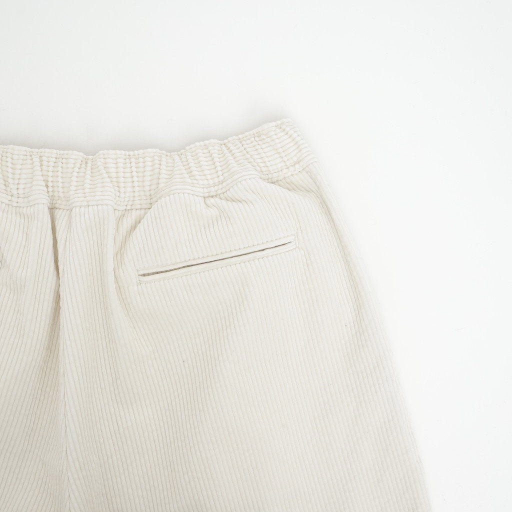 8WALE CORDUROY EASY WIDE PANTS #9100 OFF.WHITE [GNMDS2052CR]