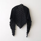 TRIANGLE SCARF #9900 BLACK [BNSL2551]