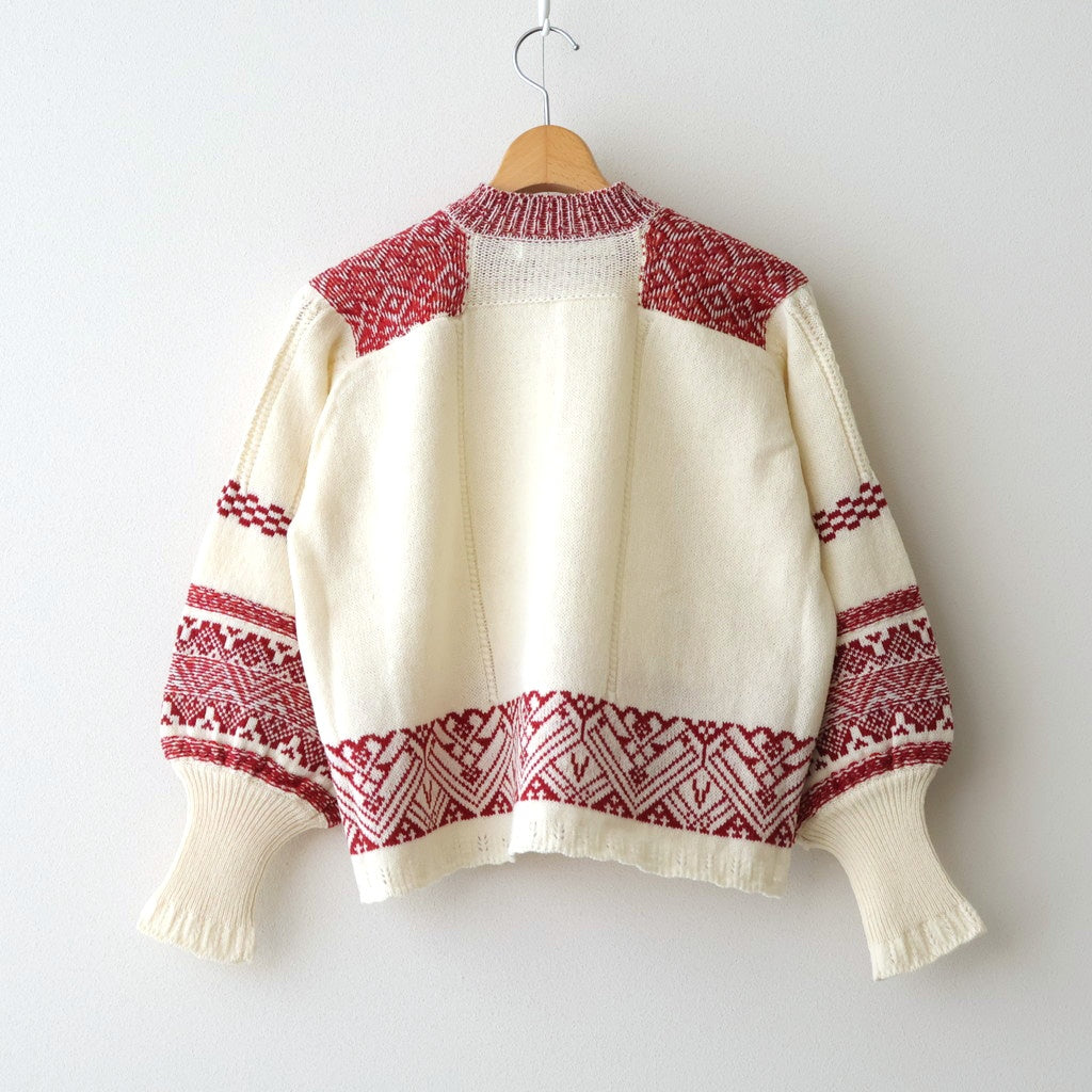 Seiyako jacquard blouse #Off white [252805]