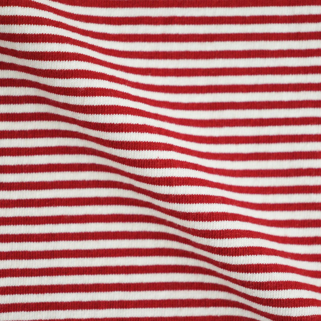 BORDER DROP SHOULDER SHIRT #Red × Off White [no.8362]