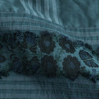 一瞬の花：Gathered pants #abyssal blue [11261-10213]