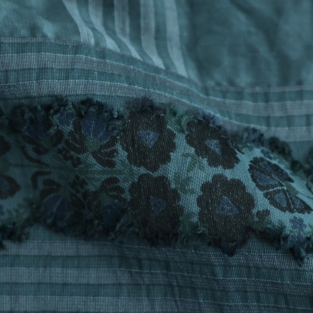 一瞬の花：Gathered pants #abyssal blue [11261-10213]