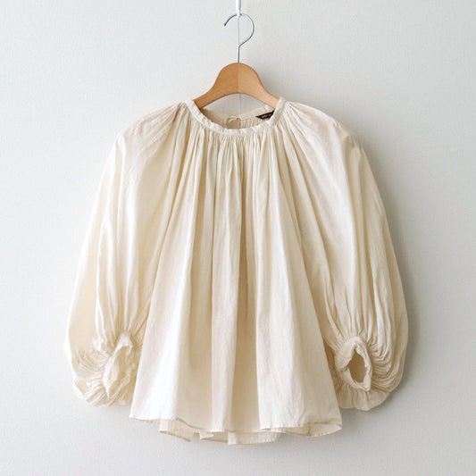 GARMENT DYE LAWN GATHER SMOCK #Natural [no.7520]