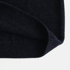 ex.superfine lambs wool & rayon mole skirt #navy [WVFL-UW110]