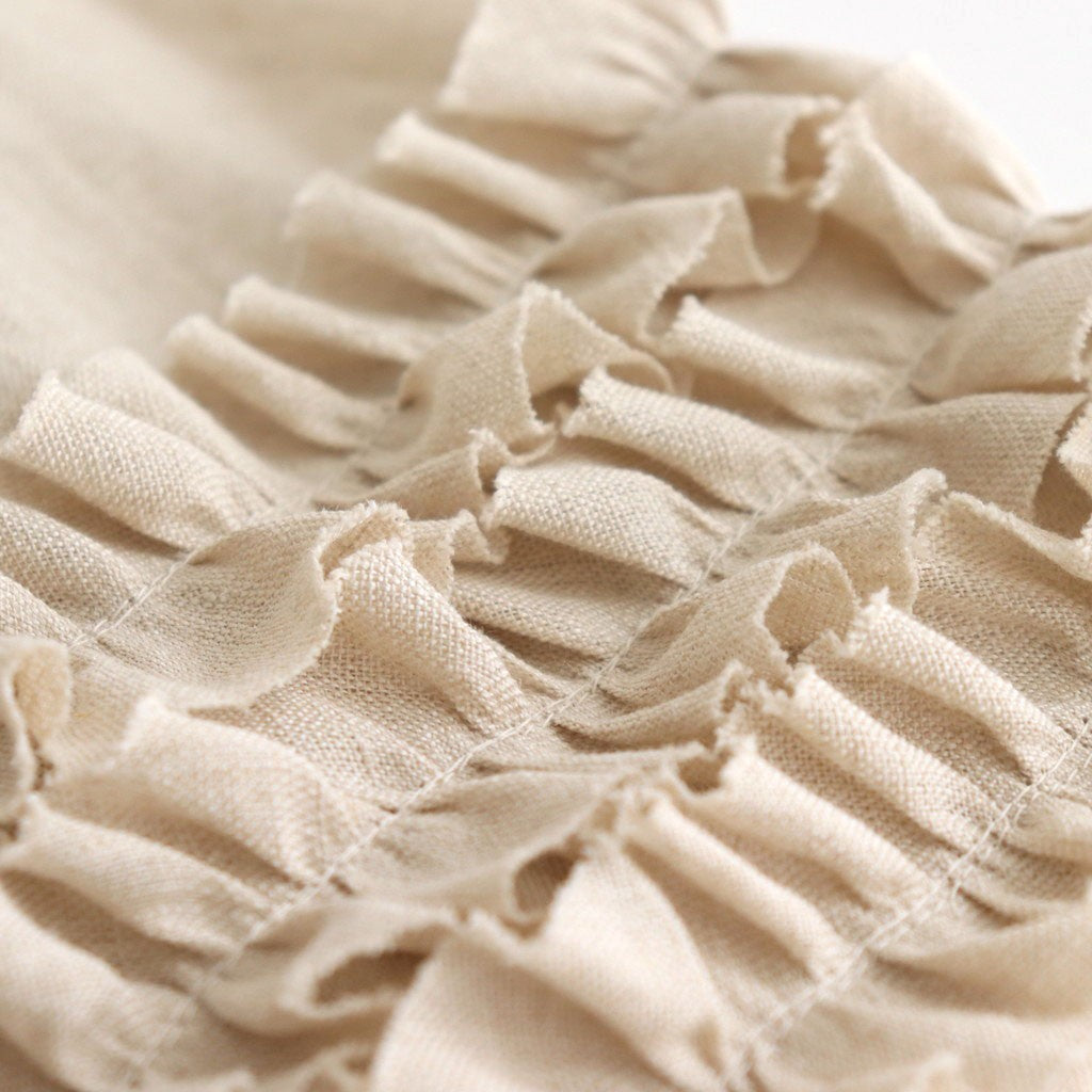 FRILL DECORATION PANTS #Antique White [no.7317]