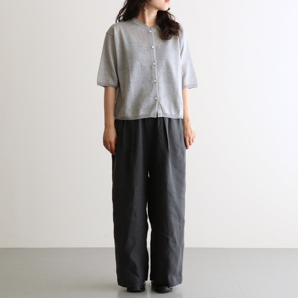 Fesca Linen Knit No Collared #GRY [A232261TK865]