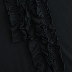 芽：フリルプルオーバー #black [13262-04307]