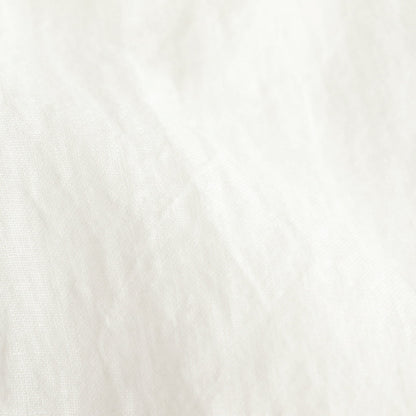LINEN HEMP SMOCK BLOUSE #Off White [no.7421]
