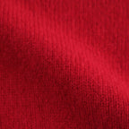 fine lambs wool crew-neck P/O #red [WVFL-UW117]