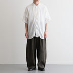 HW wide trousers #Khaki [261507]