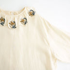 Volant blouse #ivory [32-0014A]