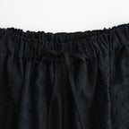 ⼼の花苑 Relaxed-fit trousers #black [TLF-226-PT007-ec]
