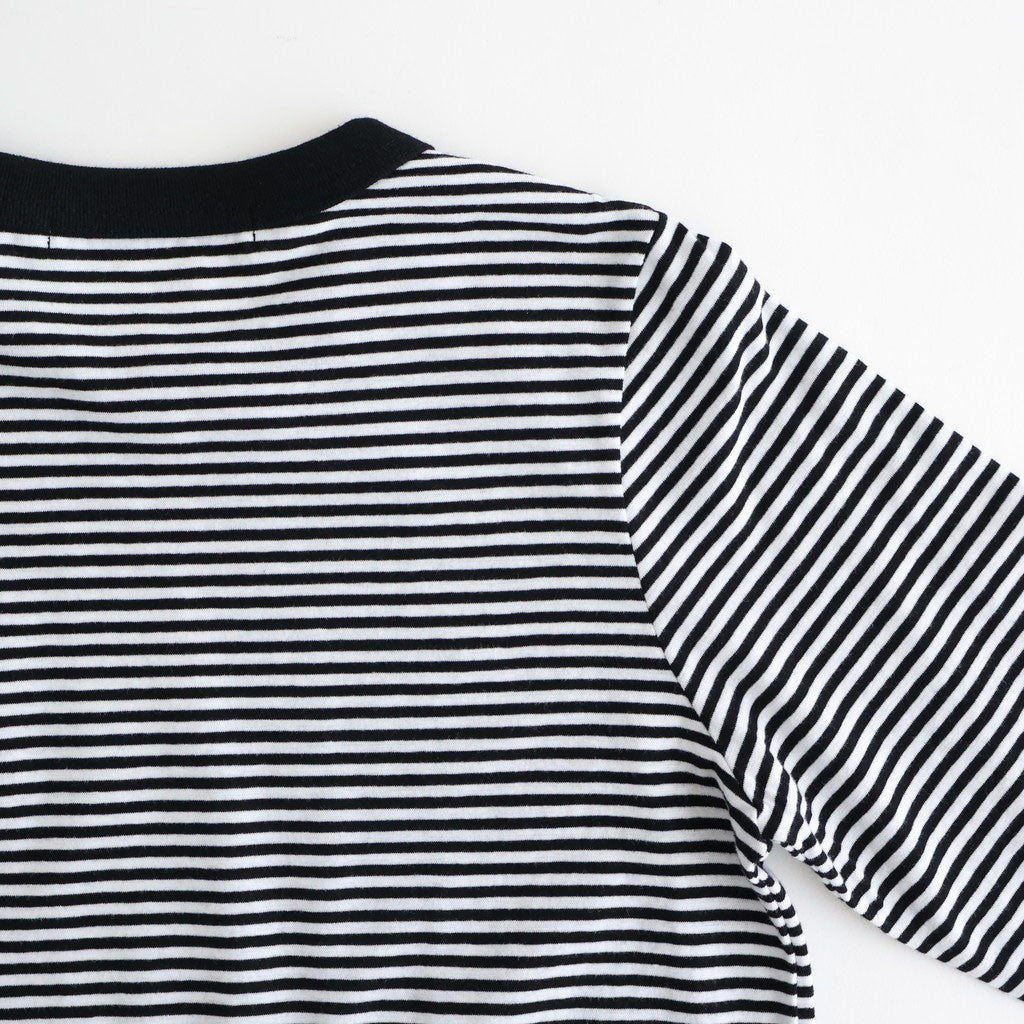 G.B. L/T SHIRT APPLE PATCH #Black Thin [no.8030]