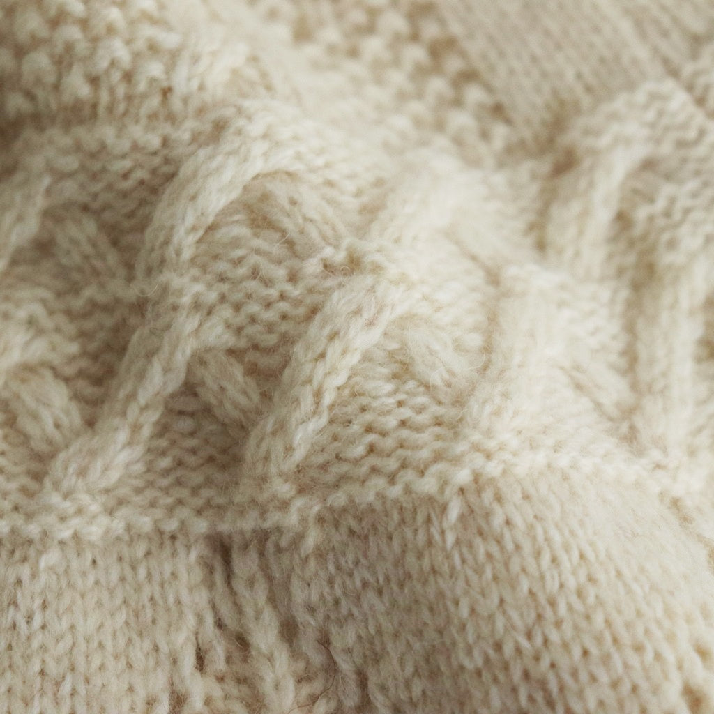 Sankayo ​​cable knit P/O #Ivory [242805]