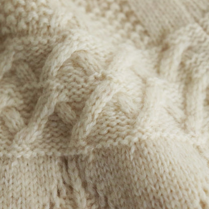 Sankayo cable knit P/O #Ivory [242805]