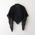 TRIANGLE SCARF #9900 BLACK [BNSL2551]