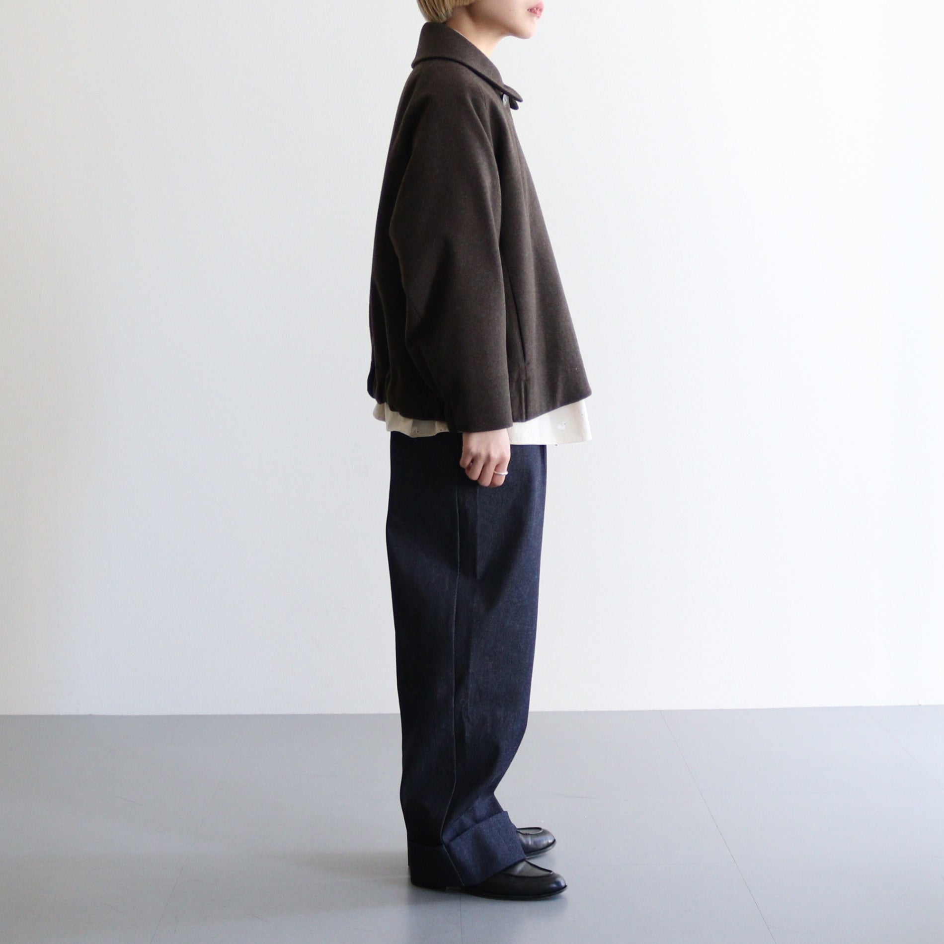 Abel Wool Jacket #D.BR [A232242TJ684]