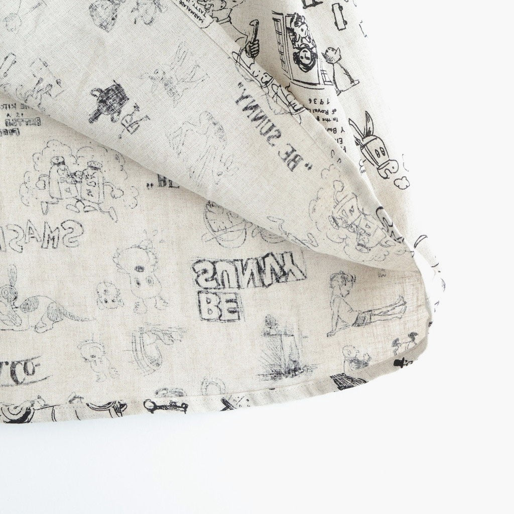 GRAFFITI GATHER SMOCK #Flax [no.7956]