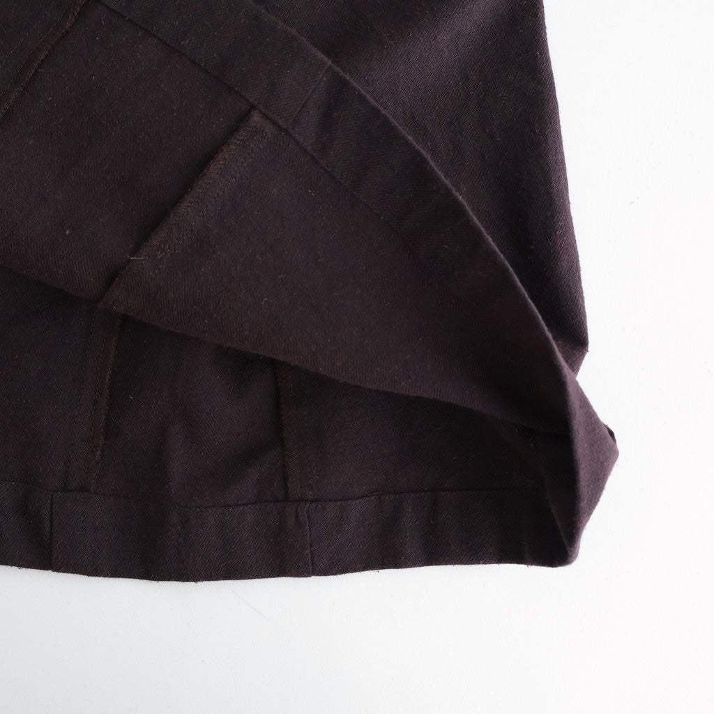 冬の肖像 Rectangle dress #bordeaux [TLF-126-op008-cst]