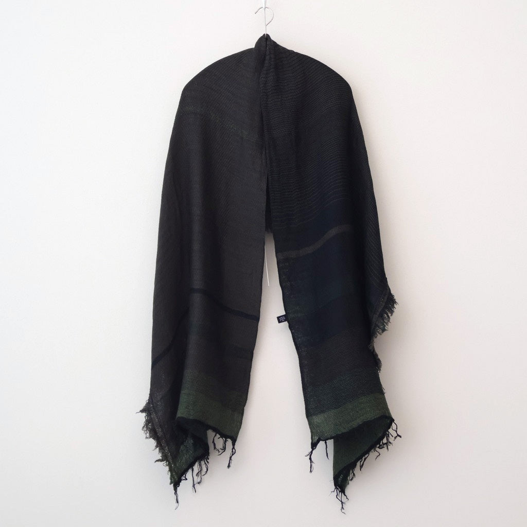 roots shawl MIDDLE #N [GY-BK-1632]