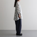 LIBERTYFABRICS Flared blouse #Keighley [26F-SH013-LP]
