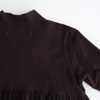 冬の肖像 Funnel neck over blouse #bordeaux [TLF-126-sh007-cst]