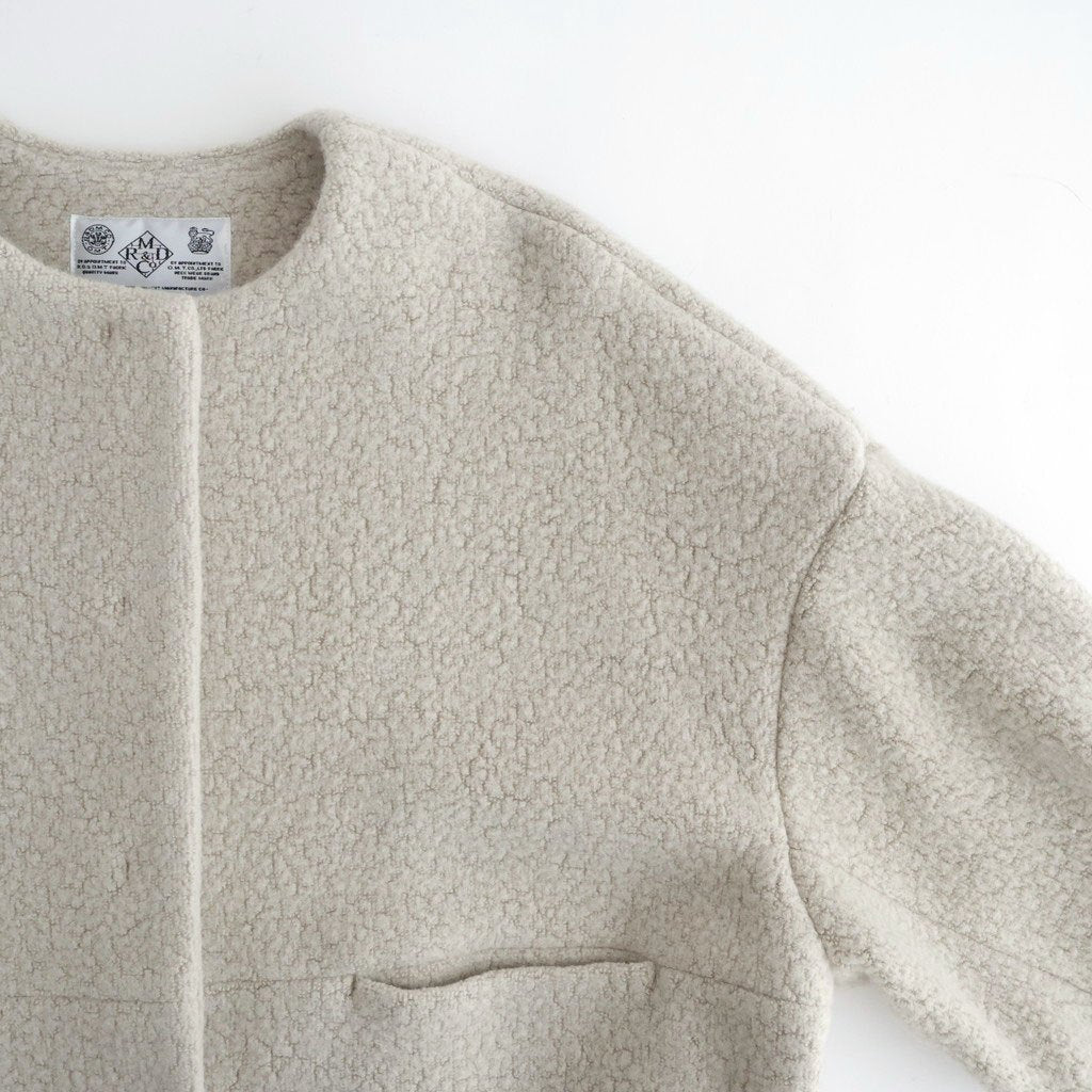 SHEEP BOA SEAM POCKET COAT #Greige [no.7864]