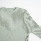 存在すること：ニットプルオーバー #pale green [13253-12107]