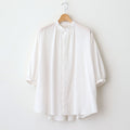 半透明の沈黙 Flare blouse #Off White [TLF-225-sh009-cdv]
